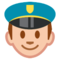 Police Officer emoji on HTC